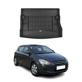 OMAC Premium Bandeja Maletero Alfombrilla para Kia Ceed 2006-2012 Negro Goma TPE